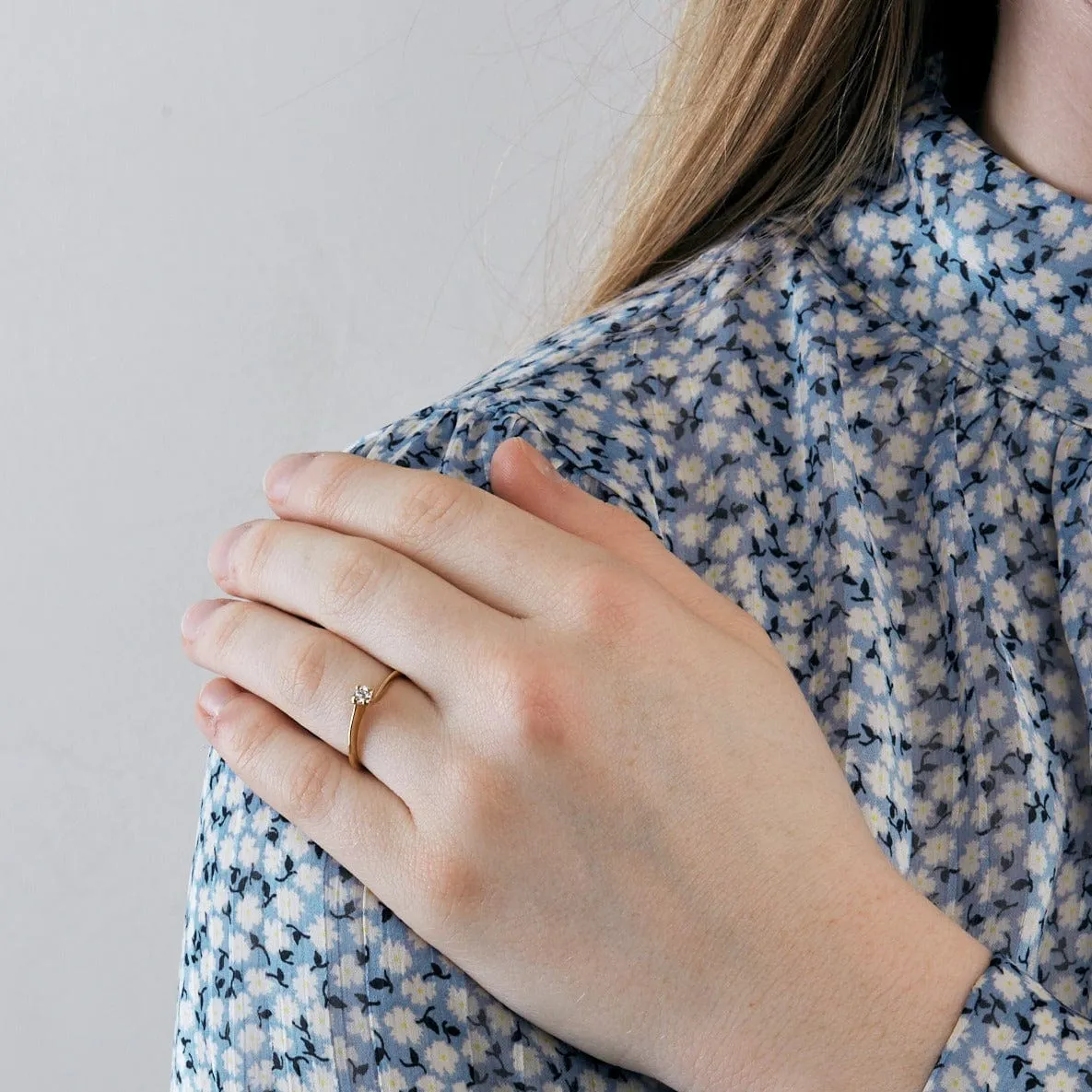 Bague Solitaire en Or Jaune et Diamant sold by 58 Facettes product image thumbnail 2