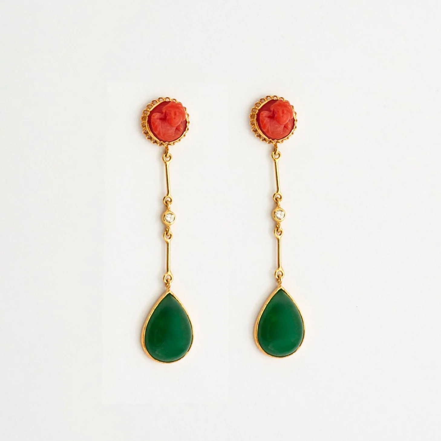 Boucles d'oreilles Corail sculpté sold by 58 Facettes product image thumbnail 5