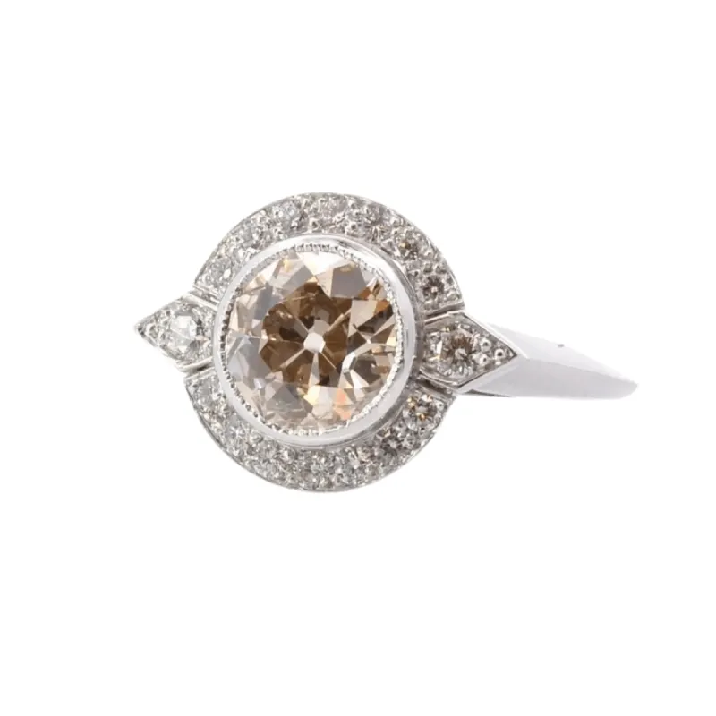 Bague Platine Diamants sold by 58 Facettes