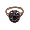 Bague Vintage Or Jaune Saphir & Diamants sold by 58 Facettes