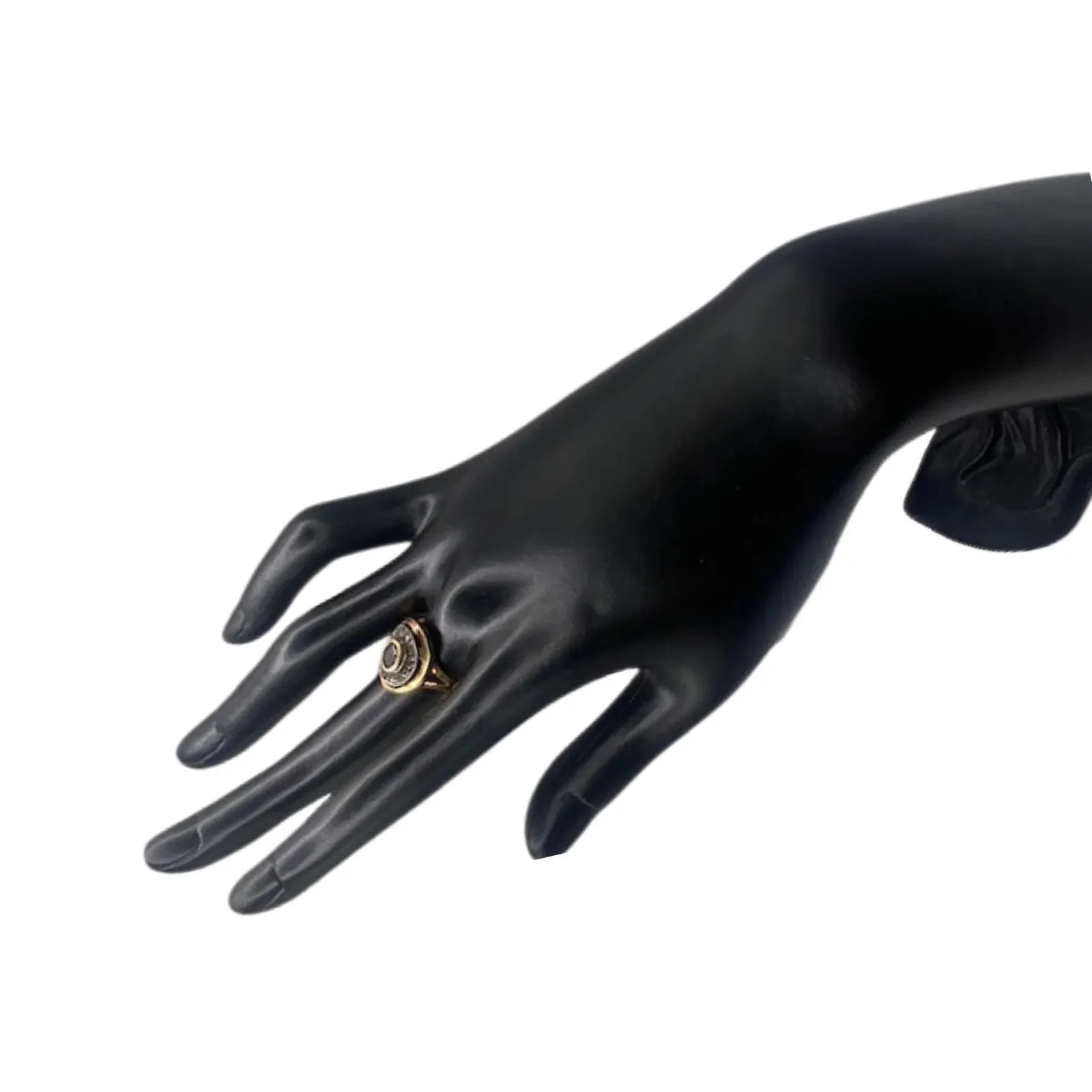 Bague Vintage Or Jaune Saphir & Diamants sold by 58 Facettes product image thumbnail 3