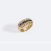 Bague Rivière de diamants et saphirs sold by 58 Facettes