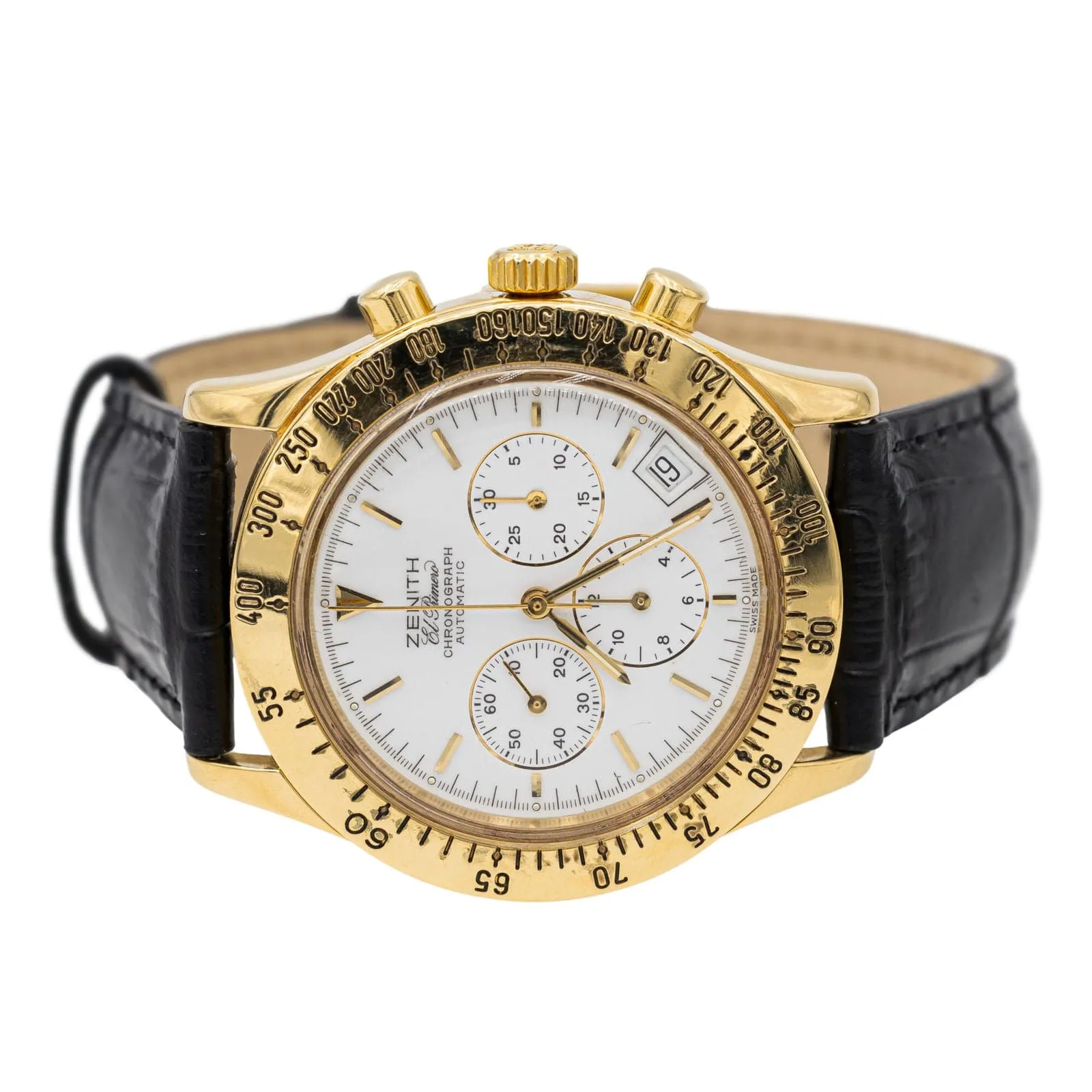 Zenith El Primero - Montre en or jaune 40 mm sold by 58 Facettes product image thumbnail 4