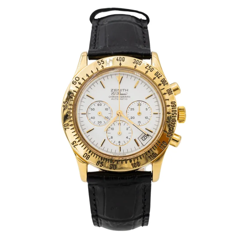 ZENITH - Montre El primero or jaune sold by 58 Facettes