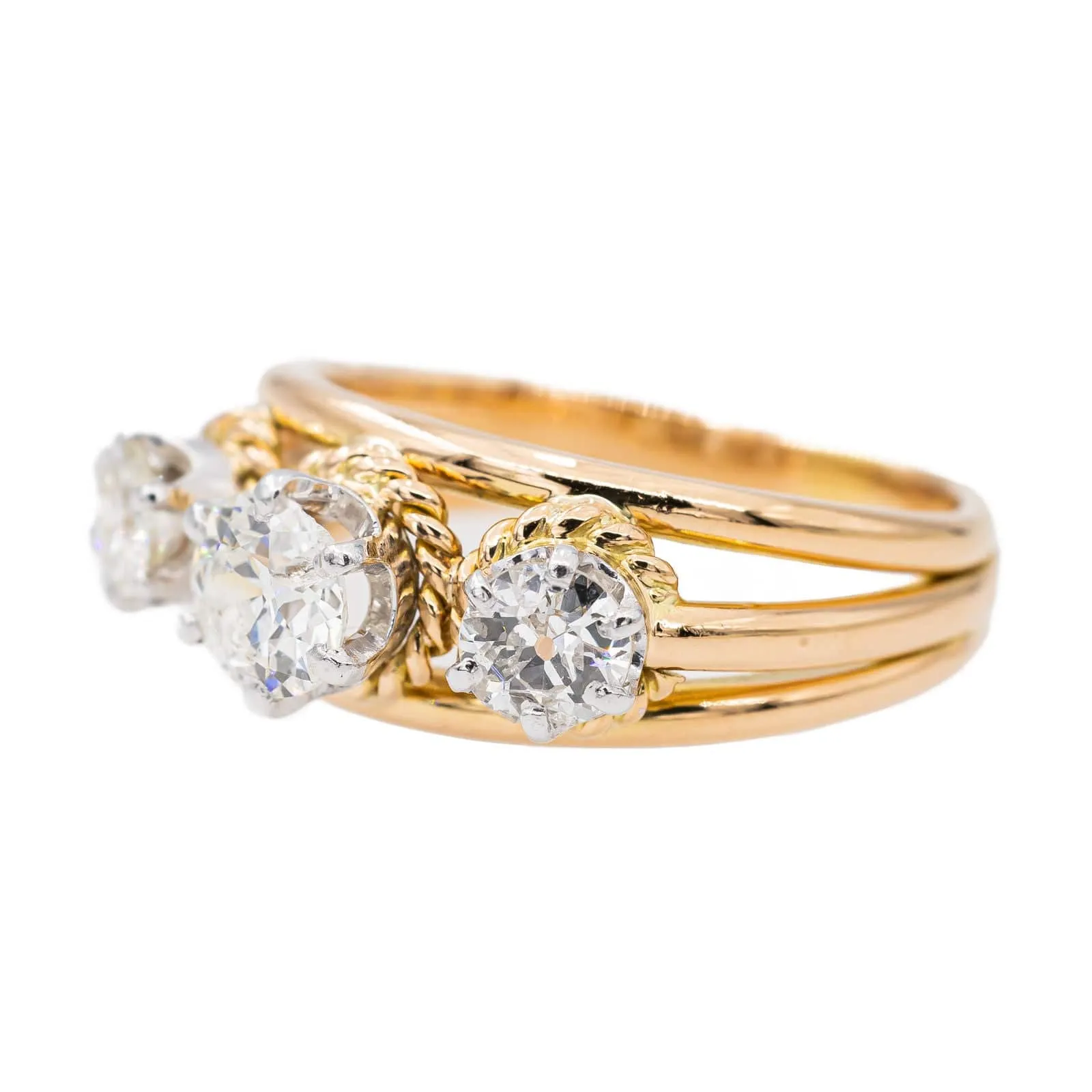 Bague Or rose Diamant sold by 58 Facettes product image thumbnail 3