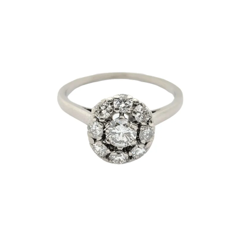 Bague Platine et diamants sold by 58 Facettes