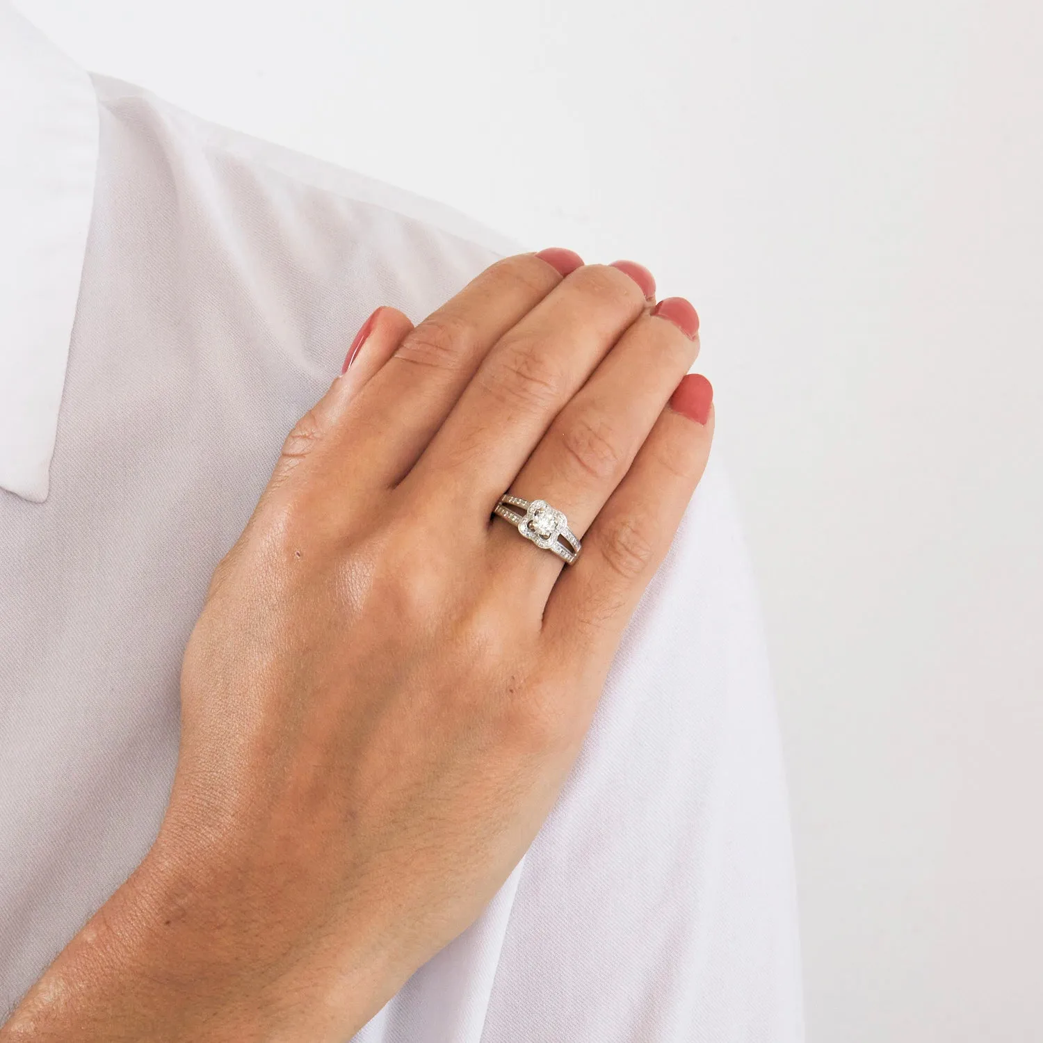 MAUBOUSSIN - Bague Chance of Love n°3 or gris diamants sold by 58 Facettes product image thumbnail 2