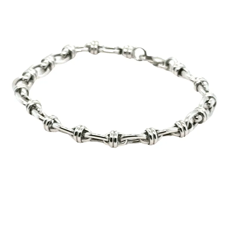Bracelet à Maillons or blanc sold by 58 Facettes