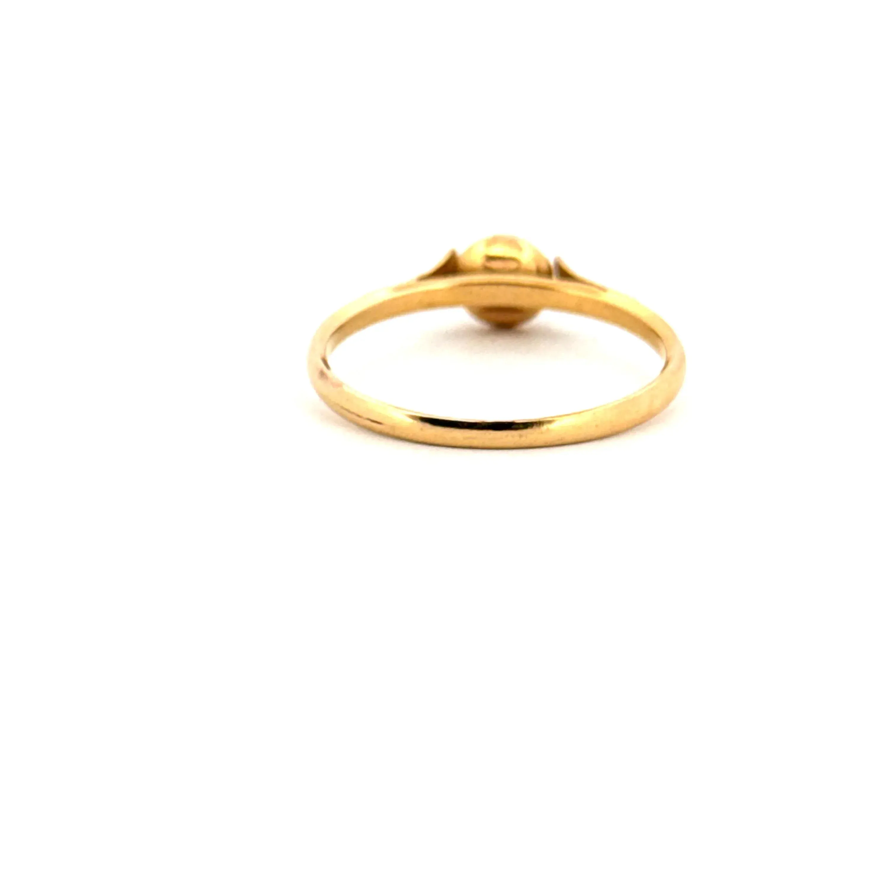 Solitaire Or jaune et perle sold by 58 Facettes product image thumbnail 5