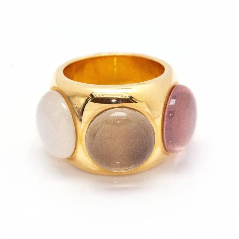 Bague QUARZ BUBBLE en Or et Quartz sold by 58 Facettes