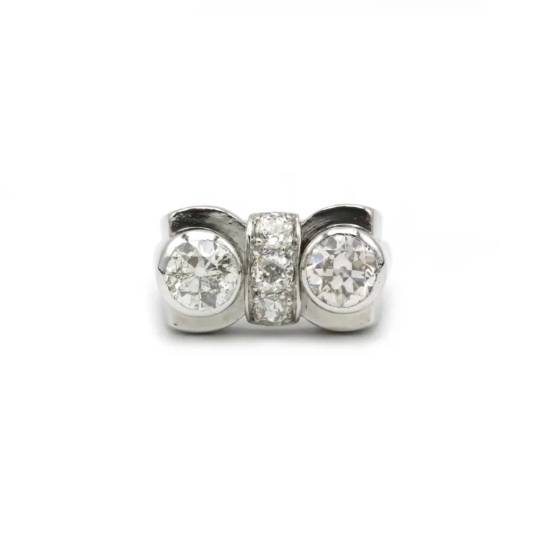 Bague Platine & diamants sold by 58 Facettes