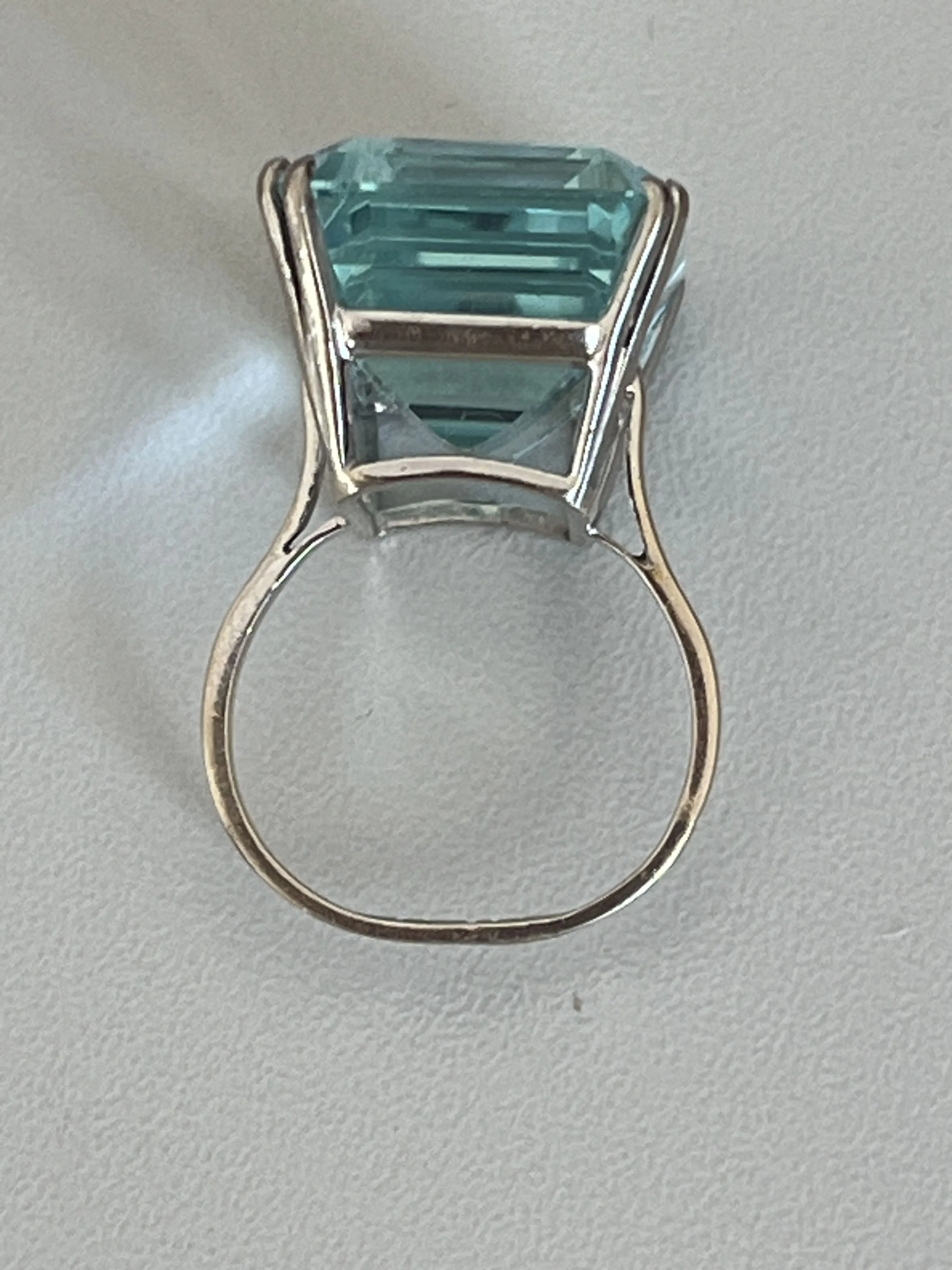 Bague or blanc Aigue-Marine sold by 58 Facettes product image thumbnail 3