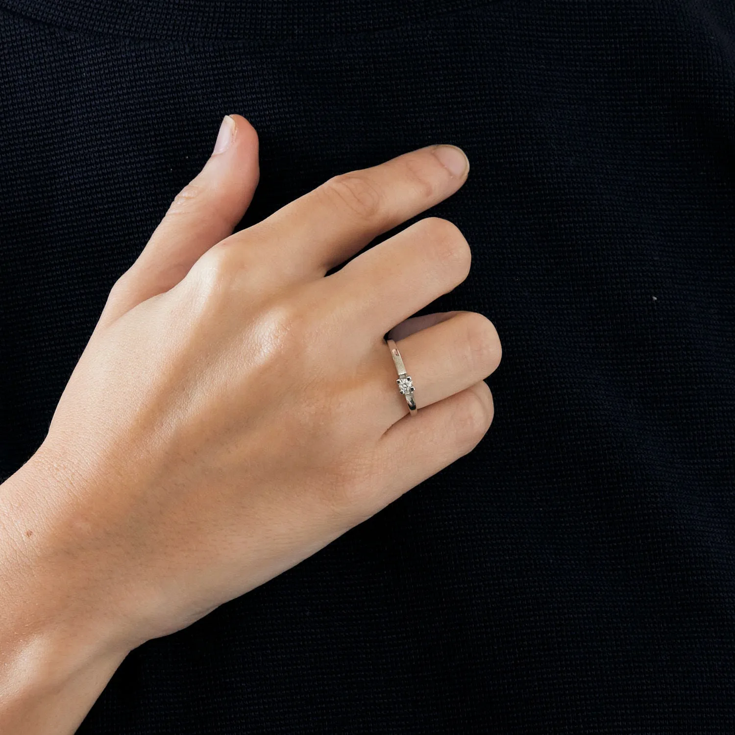 Solitaire or blanc diamant sold by 58 Facettes product image thumbnail 2