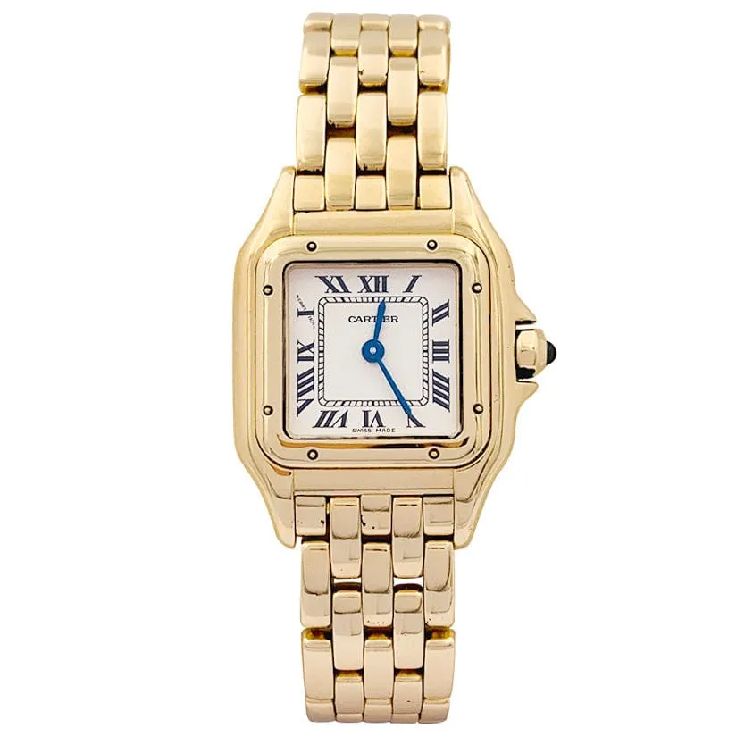Montre Cartier, "Panthère", or jaune. sold by 58 Facettes