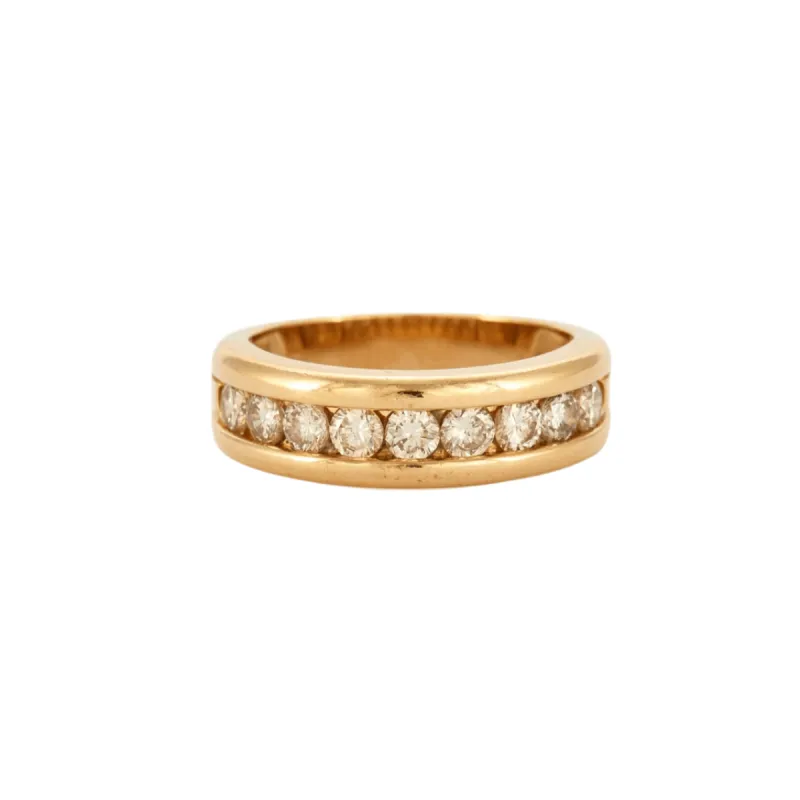 Demie Alliance 9 diamants or jaune sold by 58 Facettes