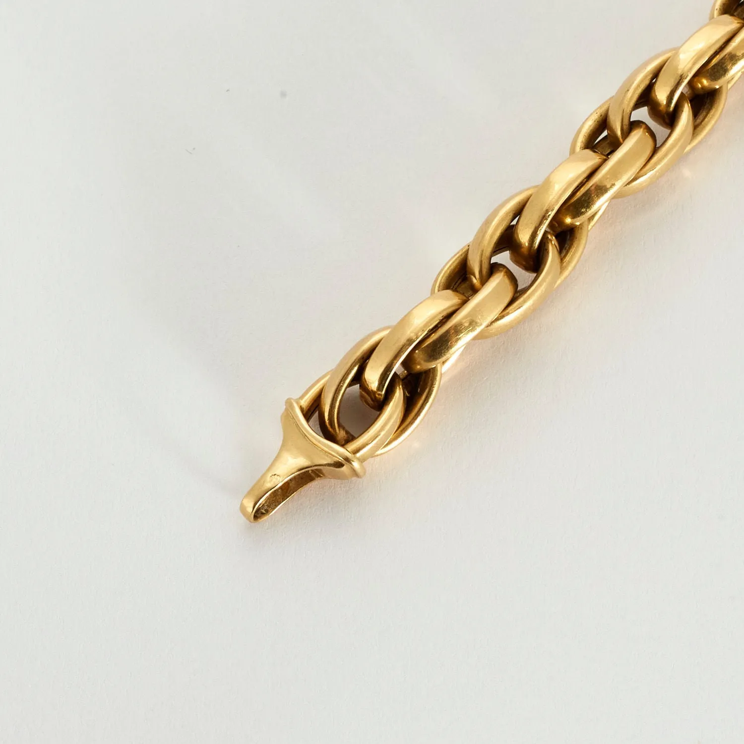 Parure collier bracelet or jaune sold by 58 Facettes product image thumbnail 4