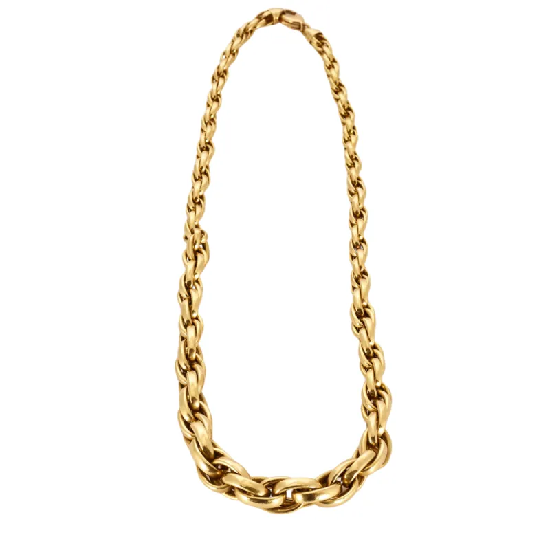 Parure collier bracelet or jaune sold by 58 Facettes