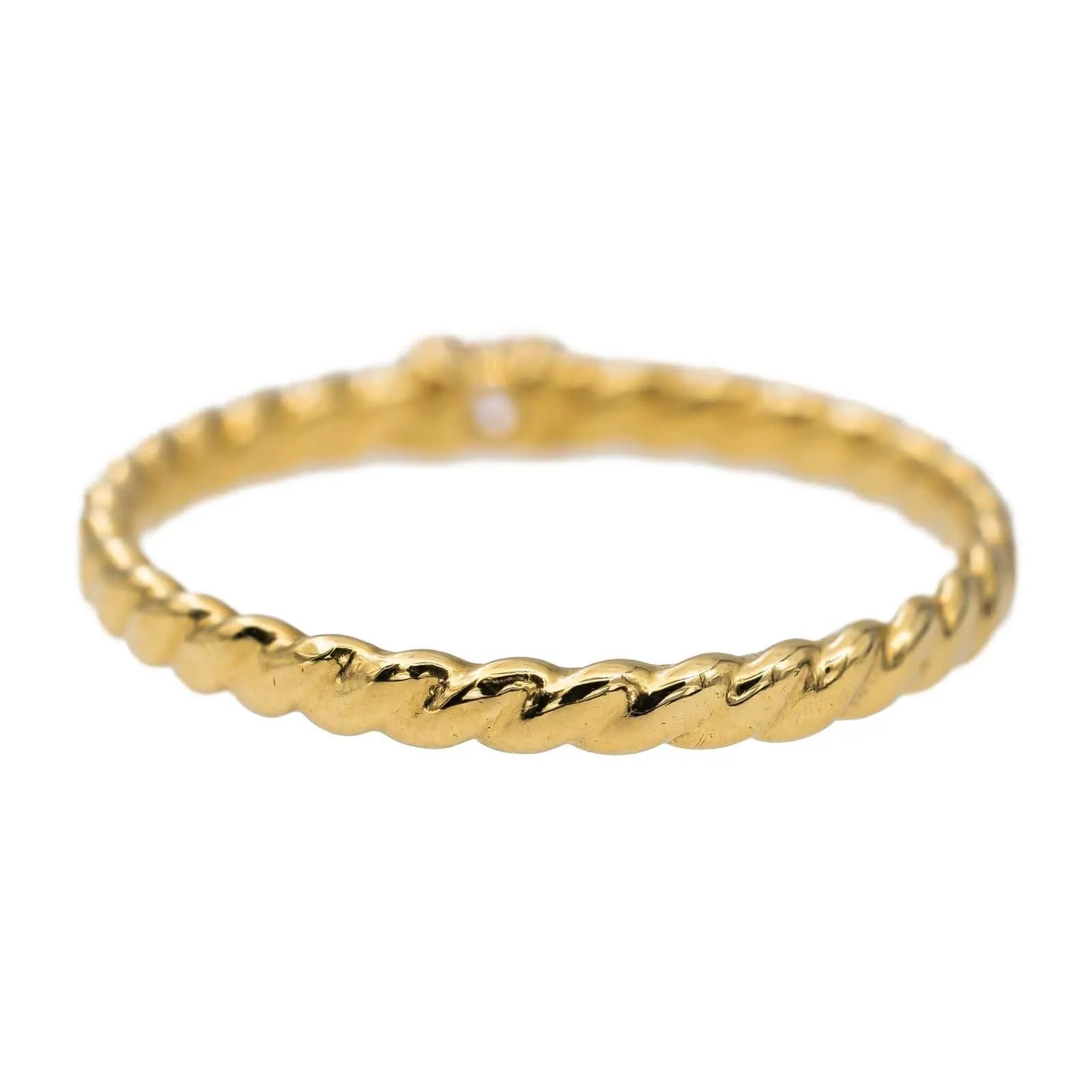 Bague Solitaire Or jaune Diamant sold by 58 Facettes product image thumbnail 5