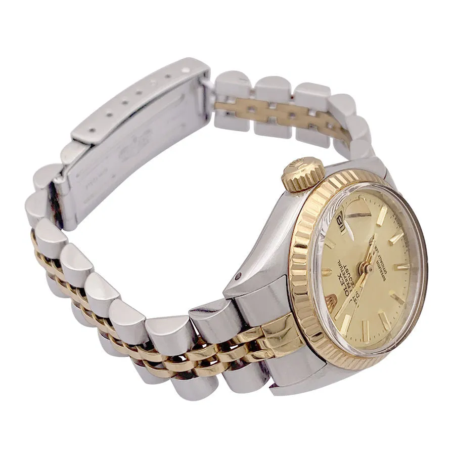Montre Rolex, "Oyster Perpetual Datejust", or jaune et acier. sold by 58 Facettes product image thumbnail 4