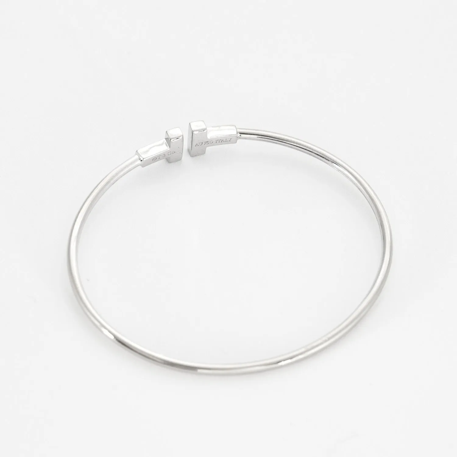 TIFFANY & CO - Bracelet Wire en or gris sold by 58 Facettes product image thumbnail 5