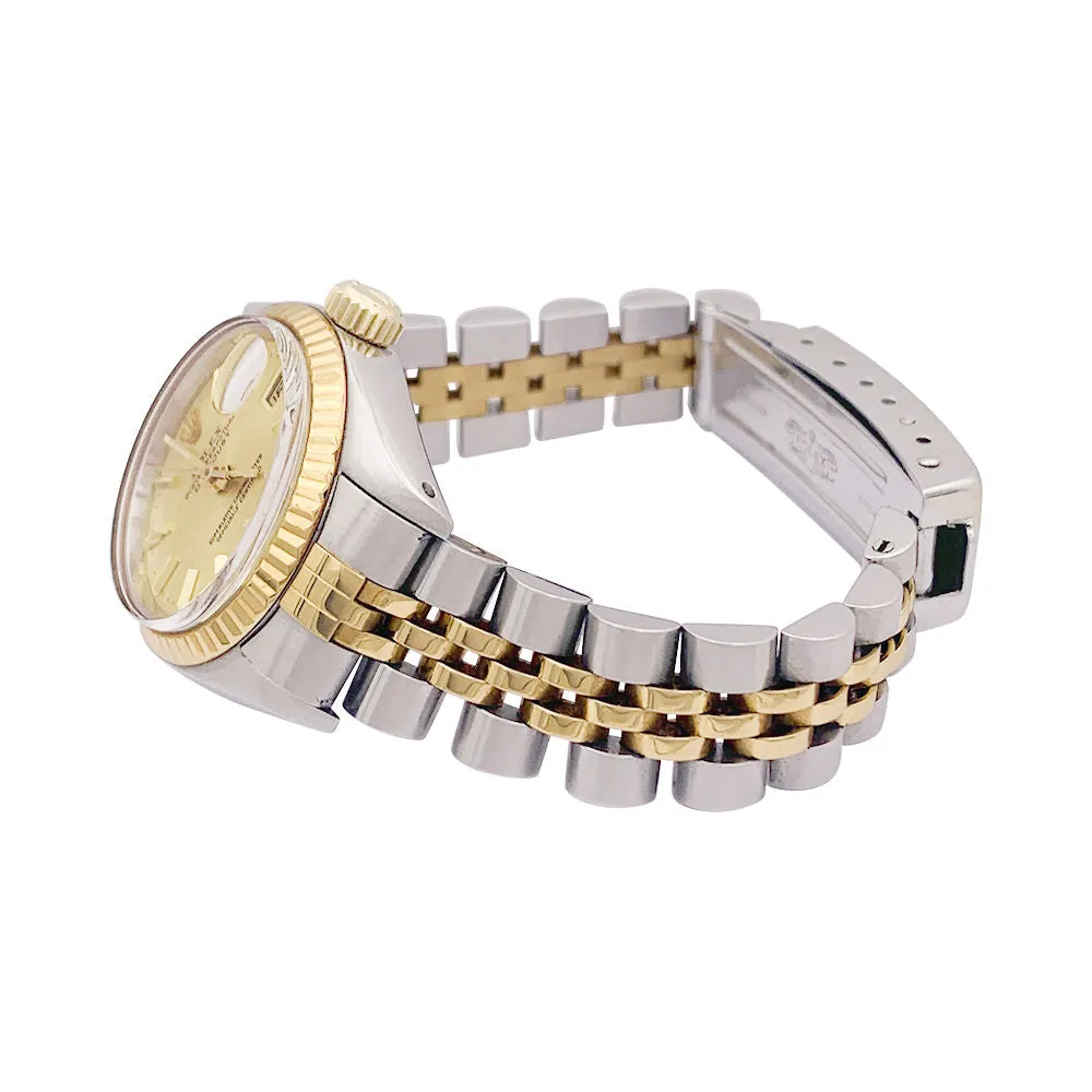 Montre Rolex, "Oyster Perpetual Datejust", or jaune et acier. sold by 58 Facettes product image thumbnail 2