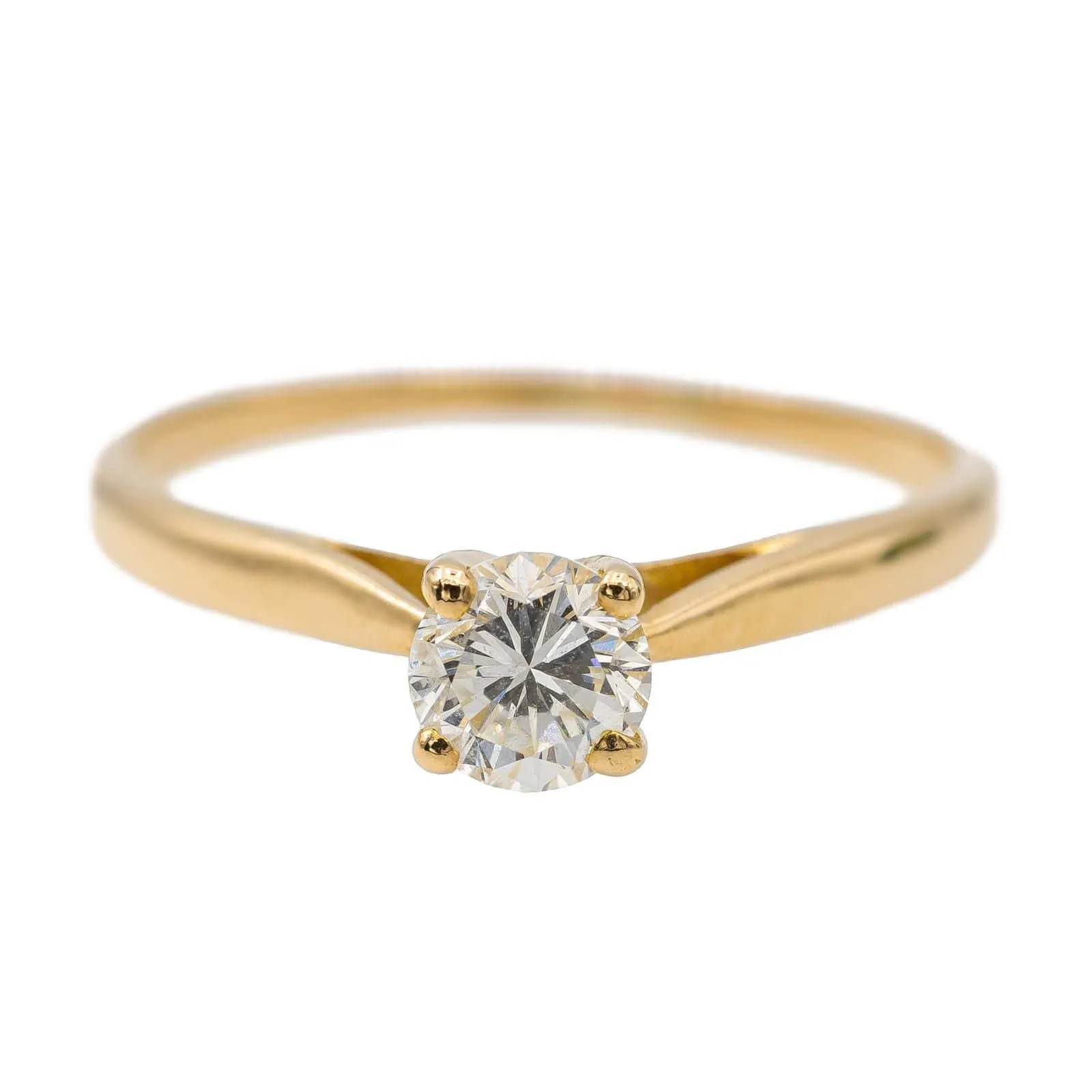Bague Solitaire Or jaune Diamant sold by 58 Facettes