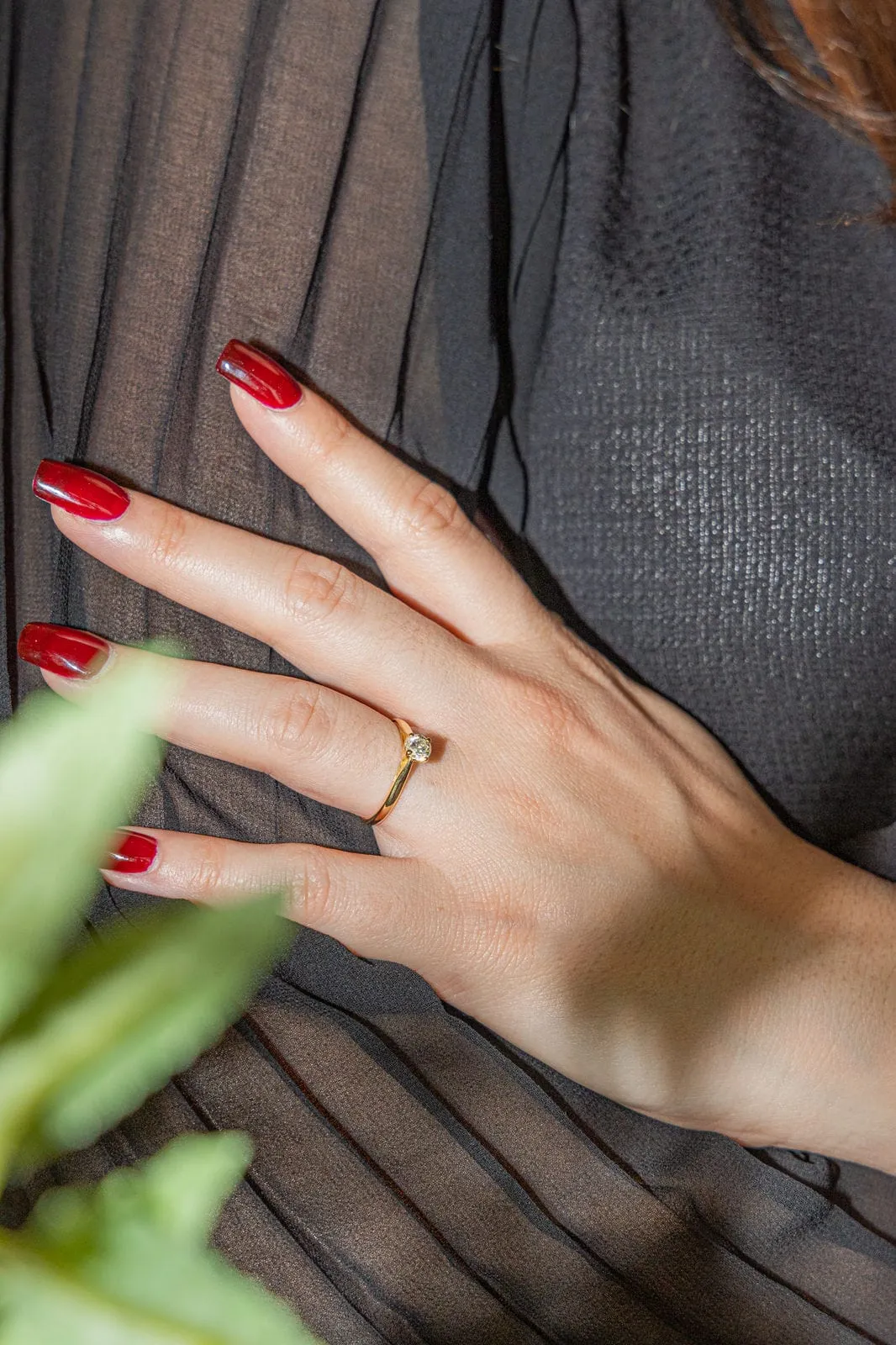 Bague Solitaire Or jaune Diamant sold by 58 Facettes product image thumbnail 2