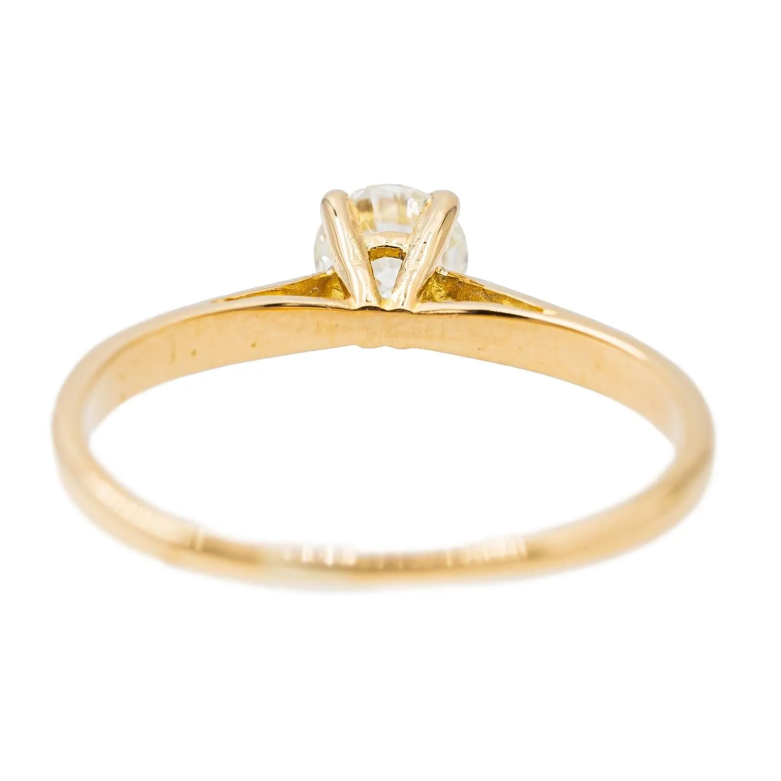 Bague Solitaire Or jaune Diamant sold by 58 Facettes product image thumbnail 5