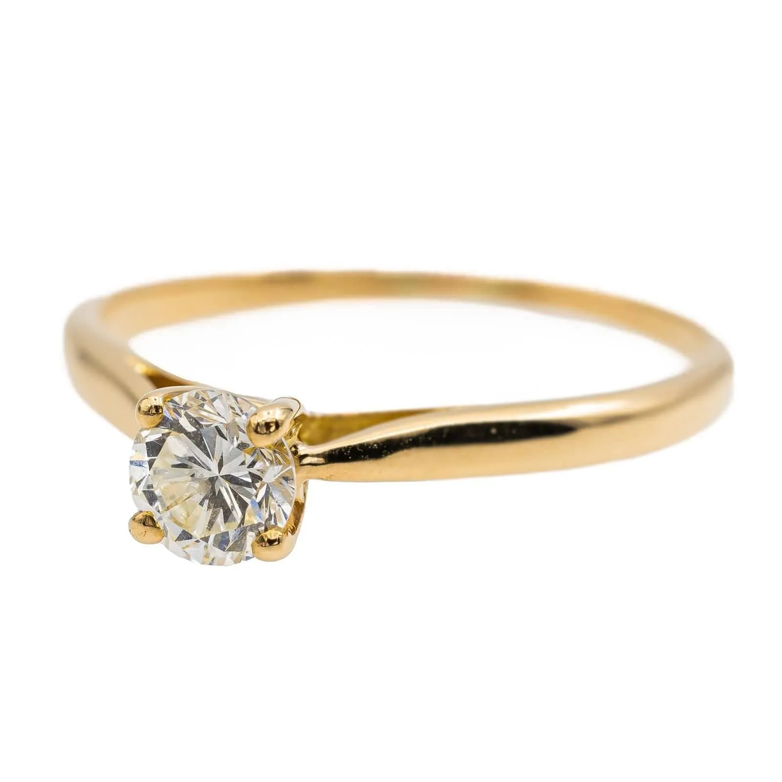 Bague Solitaire Or jaune Diamant sold by 58 Facettes product image thumbnail 3