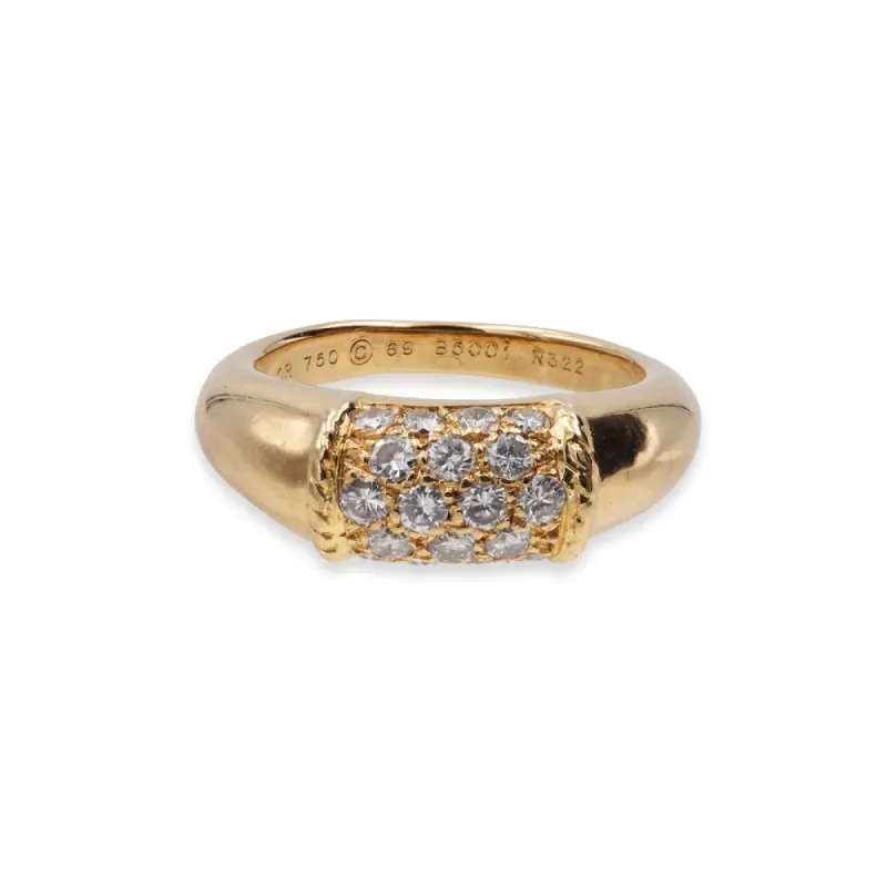 VAN CLEEF & ARPELS - BAGUE PHILIPPINE DIAMANTS OR JAUNE sold by 58 Facettes