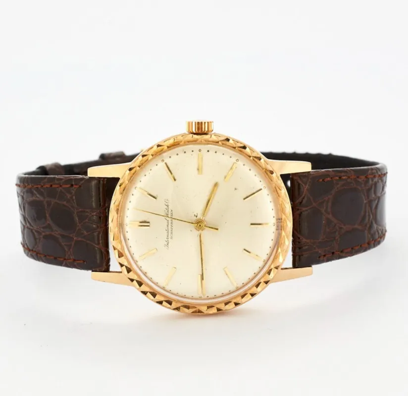 Montre IWC SCHAFFHAUSEN - Montre bracelet plaqué or jaune sold by 58 Facettes