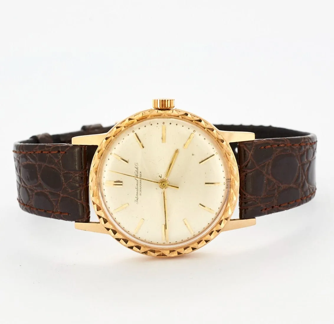 Montre IWC SCHAFFHAUSEN - Montre bracelet plaqué or jaune sold by 58 Facettes