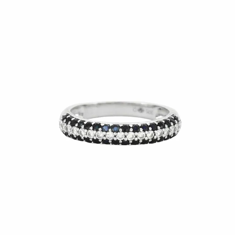 Bague or saphir et diamants sold by 58 Facettes