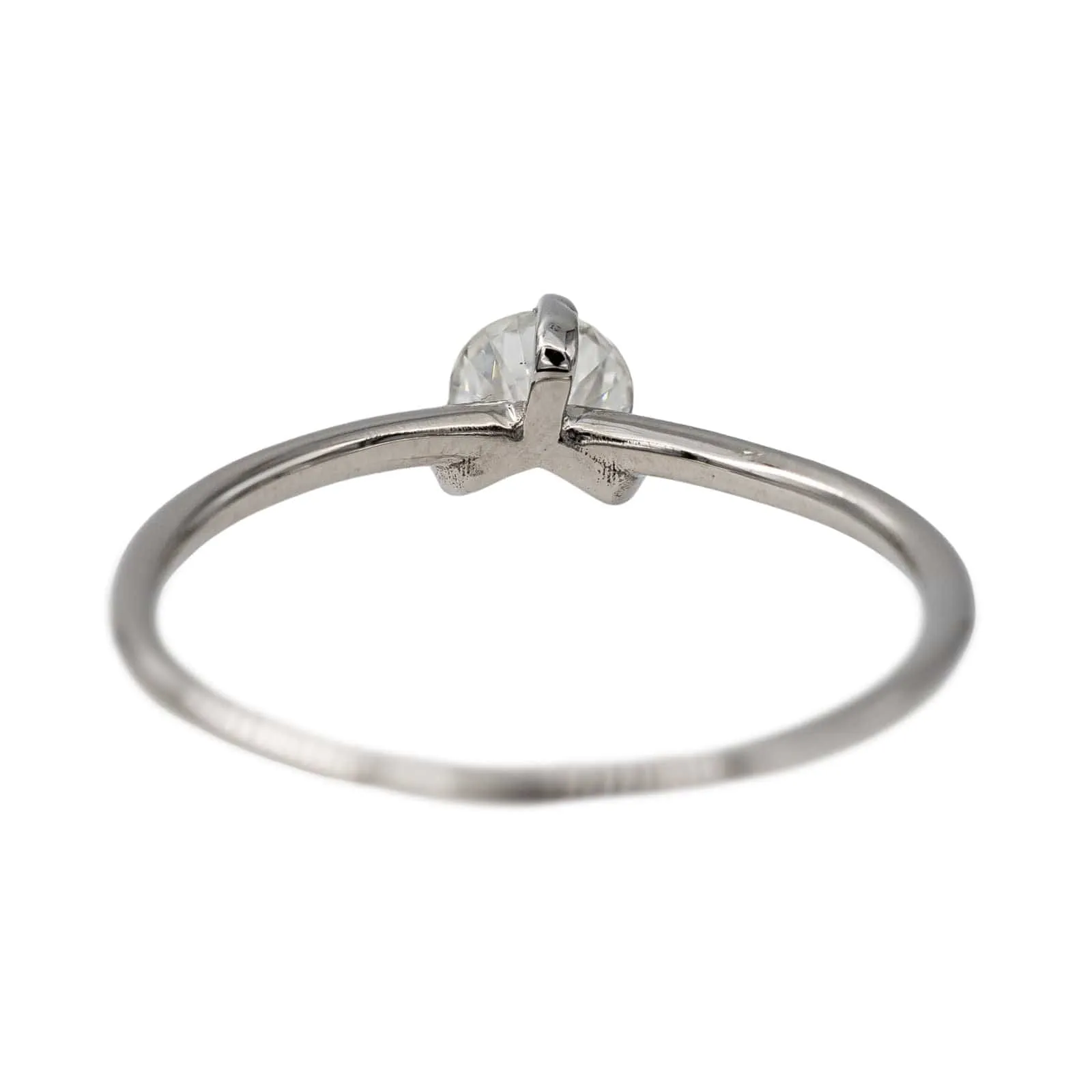 Bague Solitaire Or blanc Diamant sold by 58 Facettes product image thumbnail 5