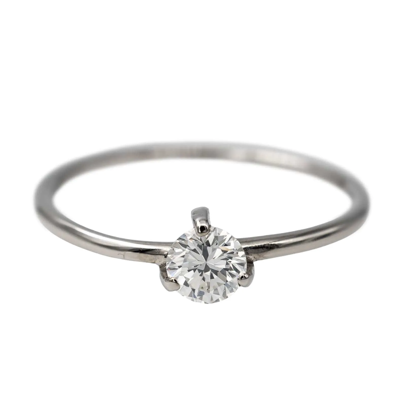 Bague Solitaire Or blanc Diamant sold by 58 Facettes