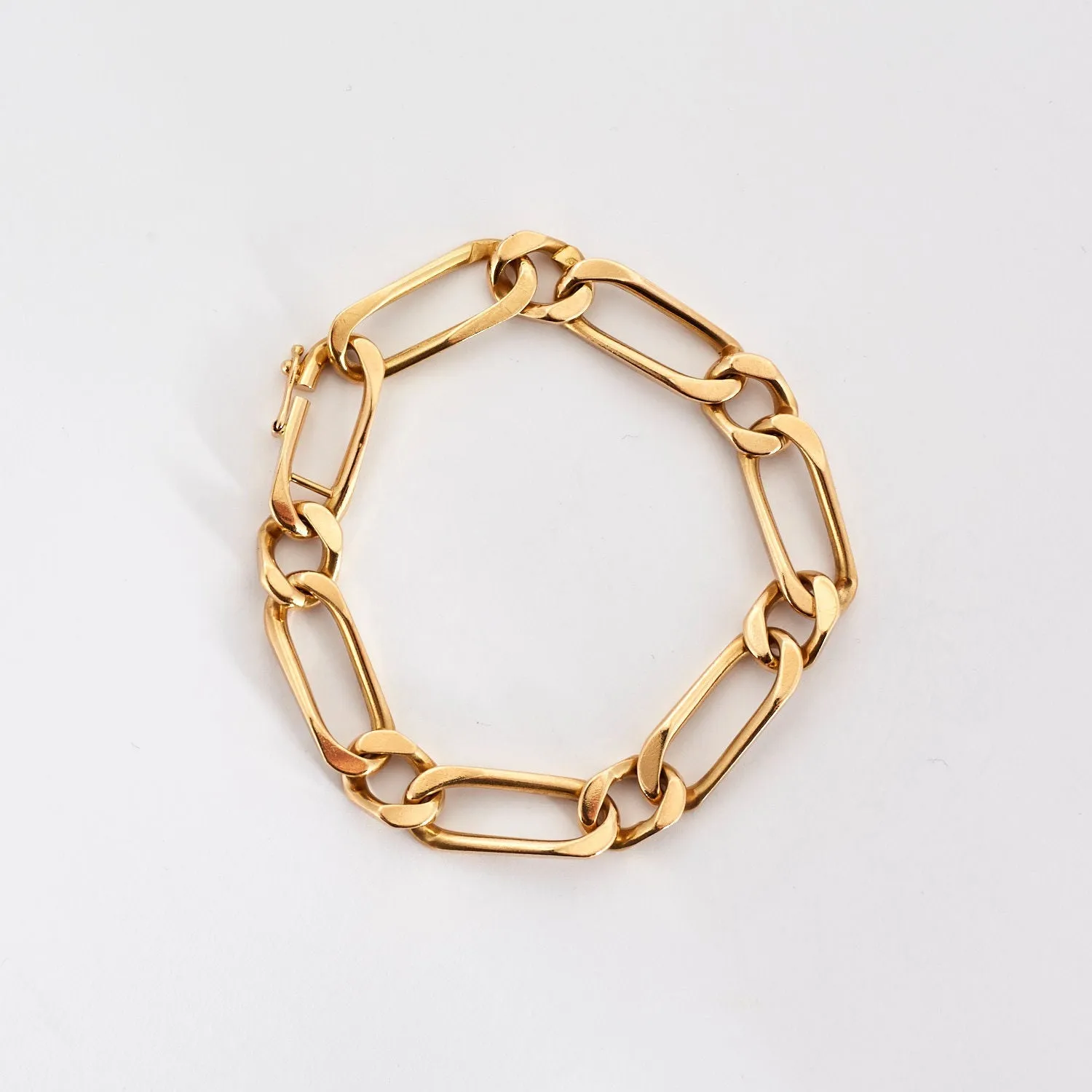 Bracelet gourmette en or jaune sold by 58 Facettes product image thumbnail 5