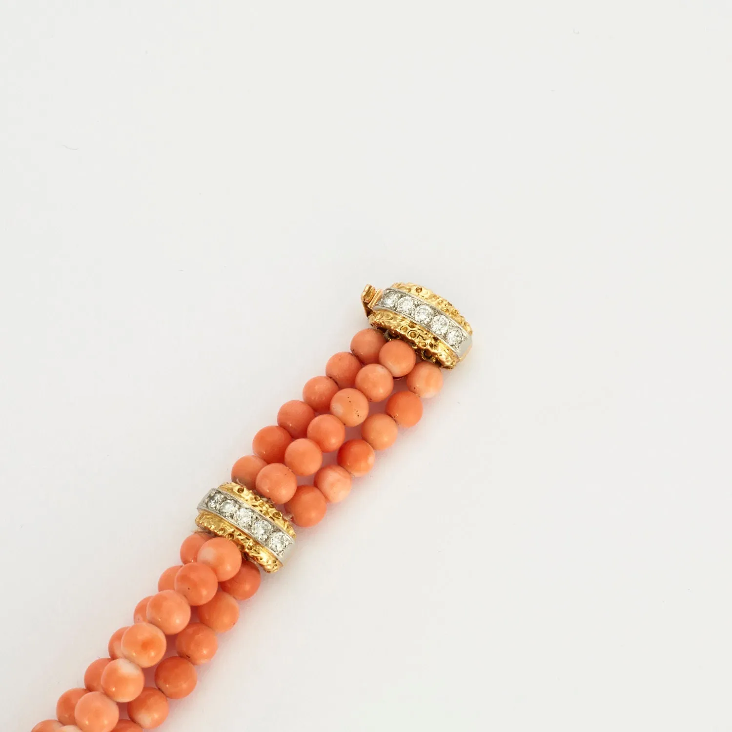 VAN CLEEF & ARPELS – Bracelet or jaune corail et diamants sold by 58 Facettes product image thumbnail 5