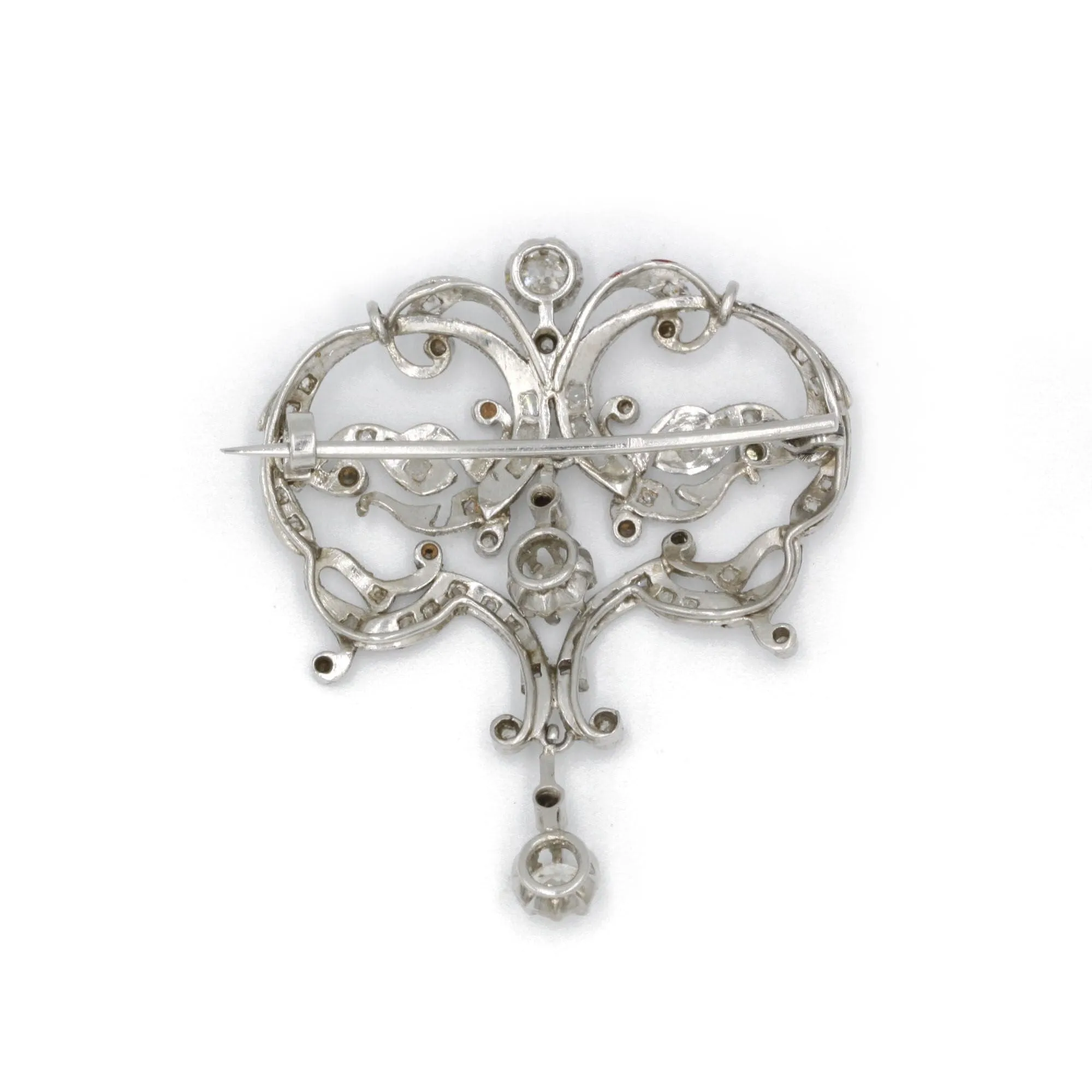Broche Platine et Diamants sold by 58 Facettes product image thumbnail 2