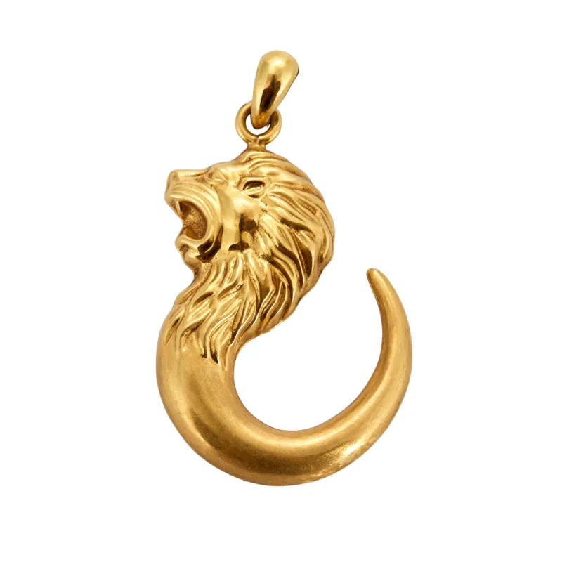 Pendentif Lion or jaune sold by 58 Facettes