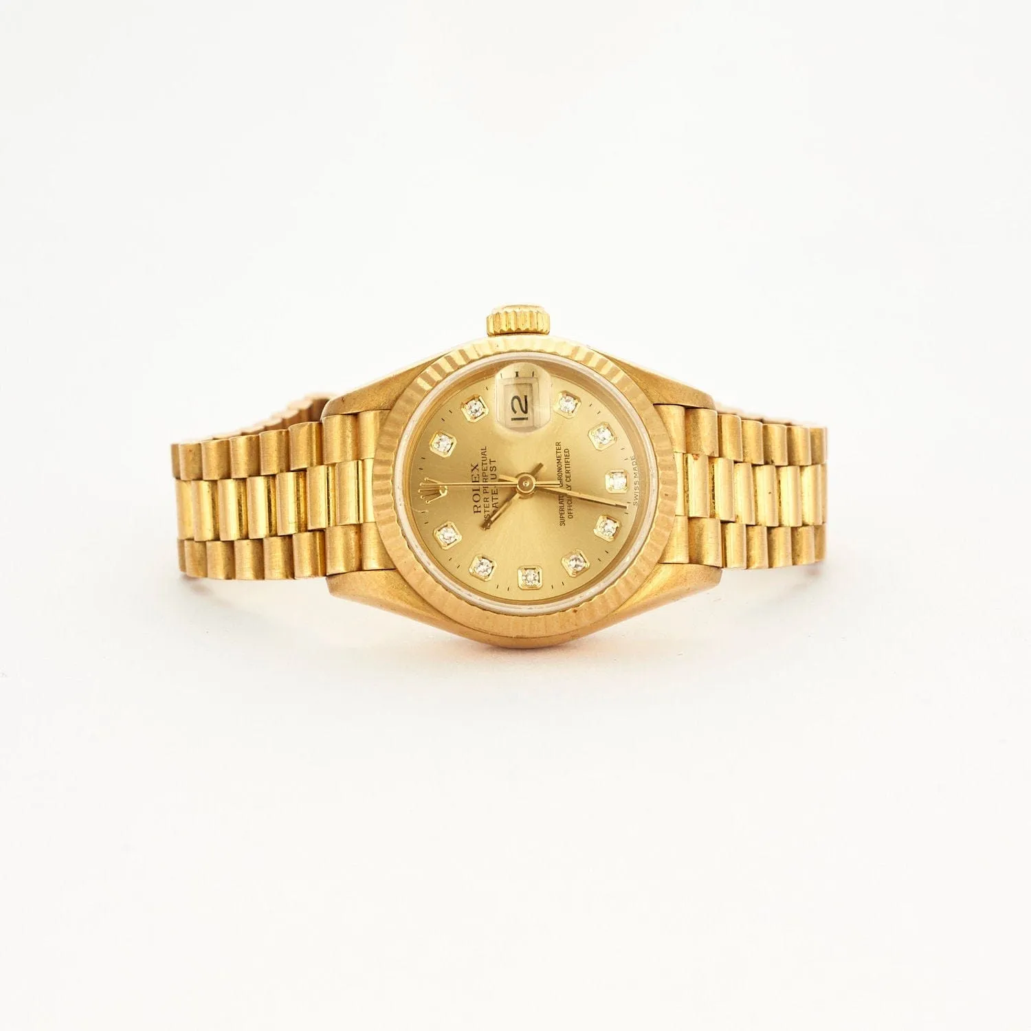 Rolex Lady Datejust - Réf 69178 - Or Jaune - Index diamants sold by 58 Facettes product image thumbnail 3