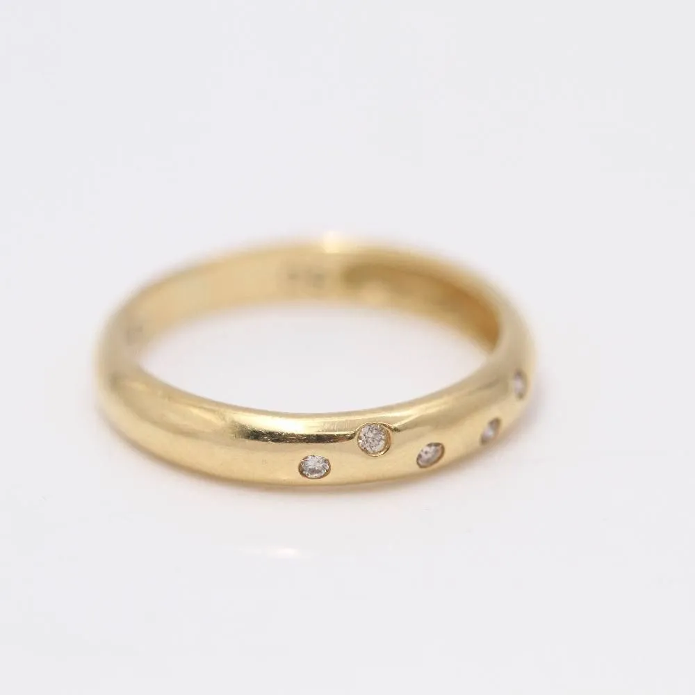 alliance en or avec diamants sold by 58 Facettes product image thumbnail 5