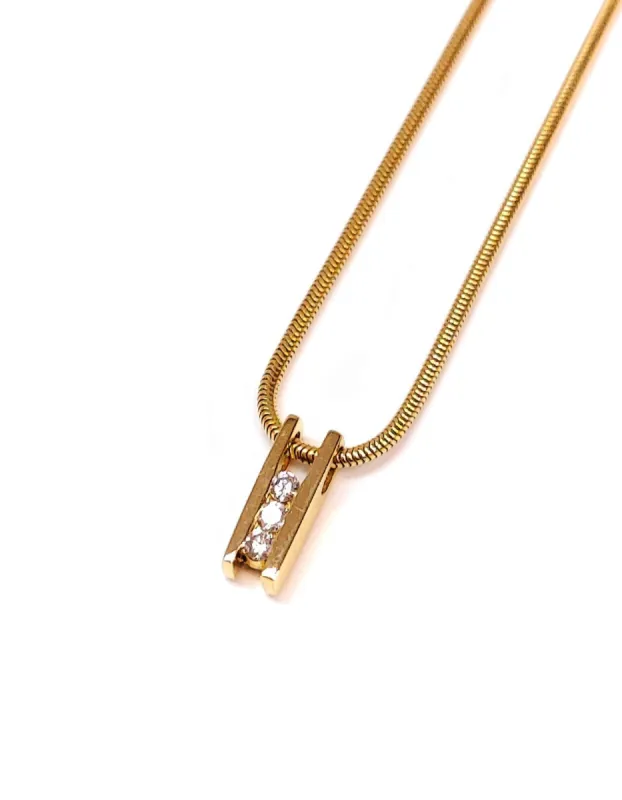 COLLIER TRILOGIE DIAMANTS sold by 58 Facettes