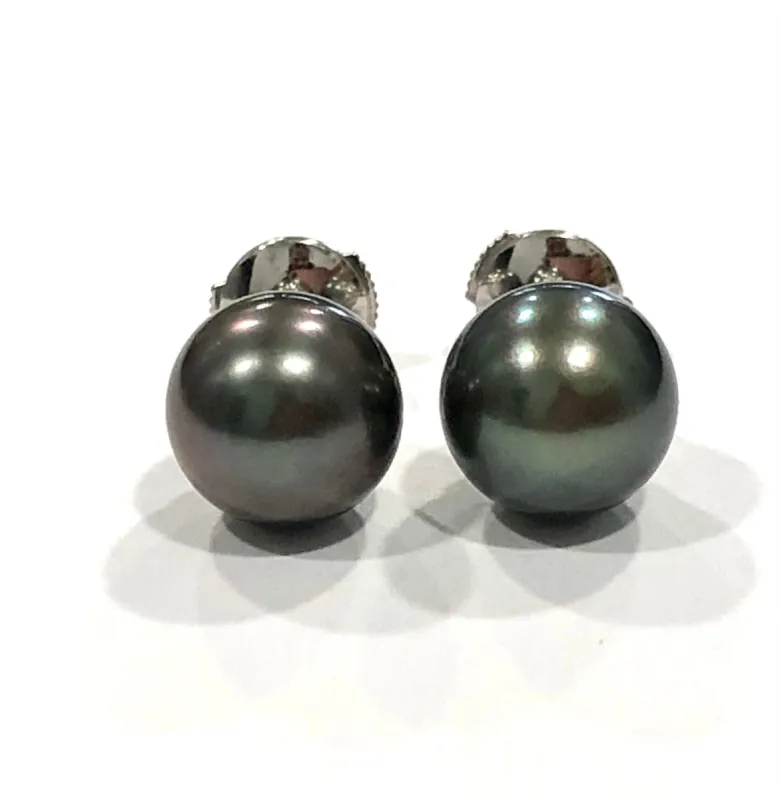 Boucles d'oreilles perles de Tahiti sold by 58 Facettes