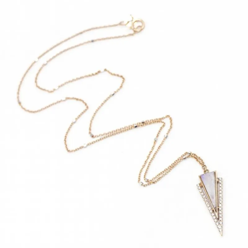 Collier LANZA en Or Rose, Diamants et Nacre sold by 58 Facettes
