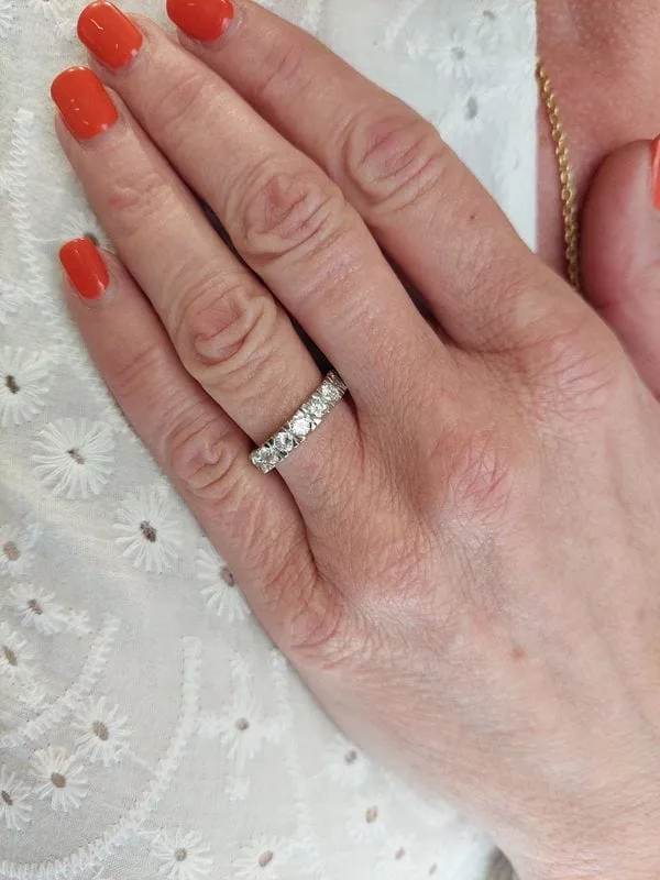 ALLIANCE PLATINE 17 DIAMANTS sold by 58 Facettes product image thumbnail 2