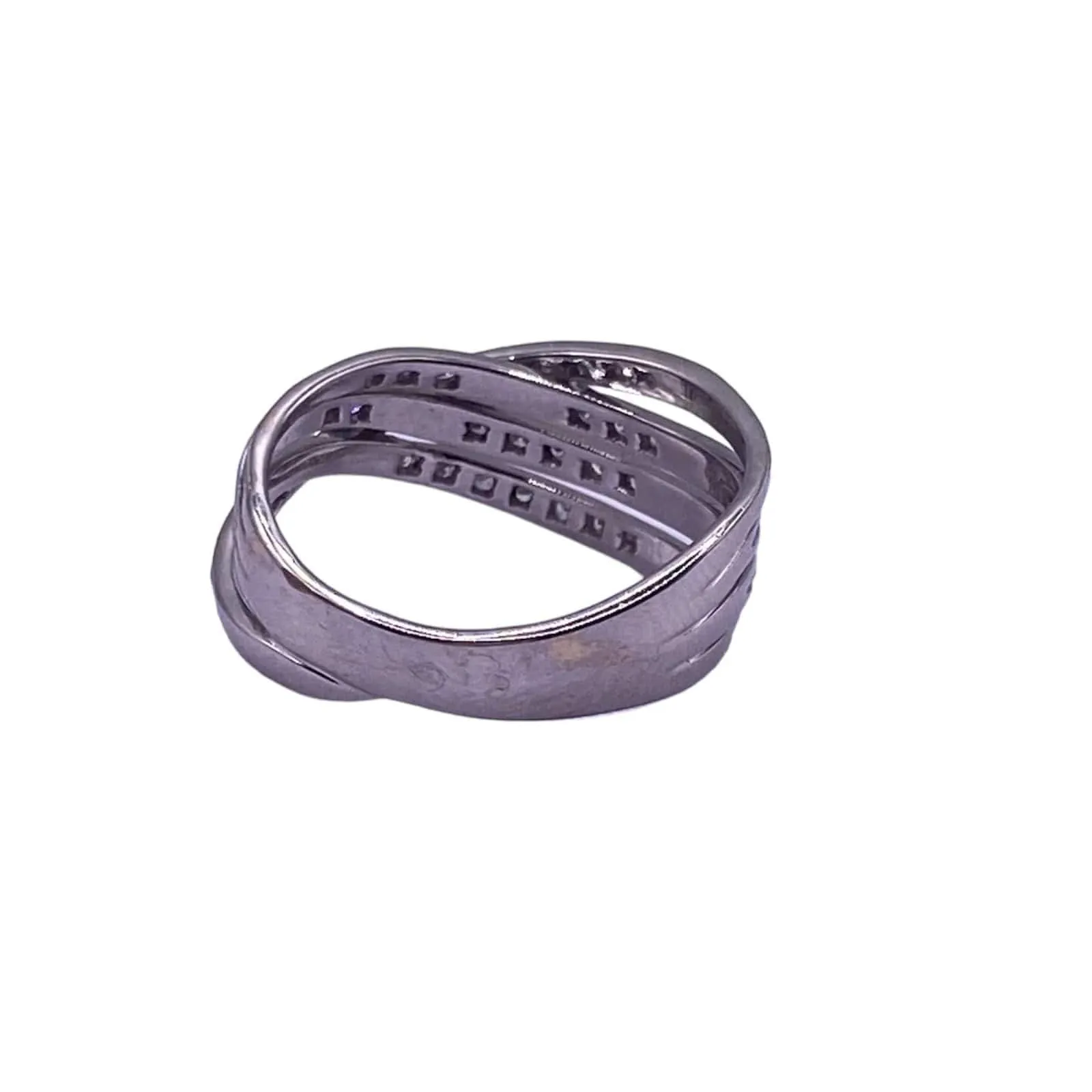 Alliance Croisée Or Blanc Diamants sold by 58 Facettes product image thumbnail 2