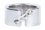 Bague 5 Diamants Or blanc sold by 58 Facettes