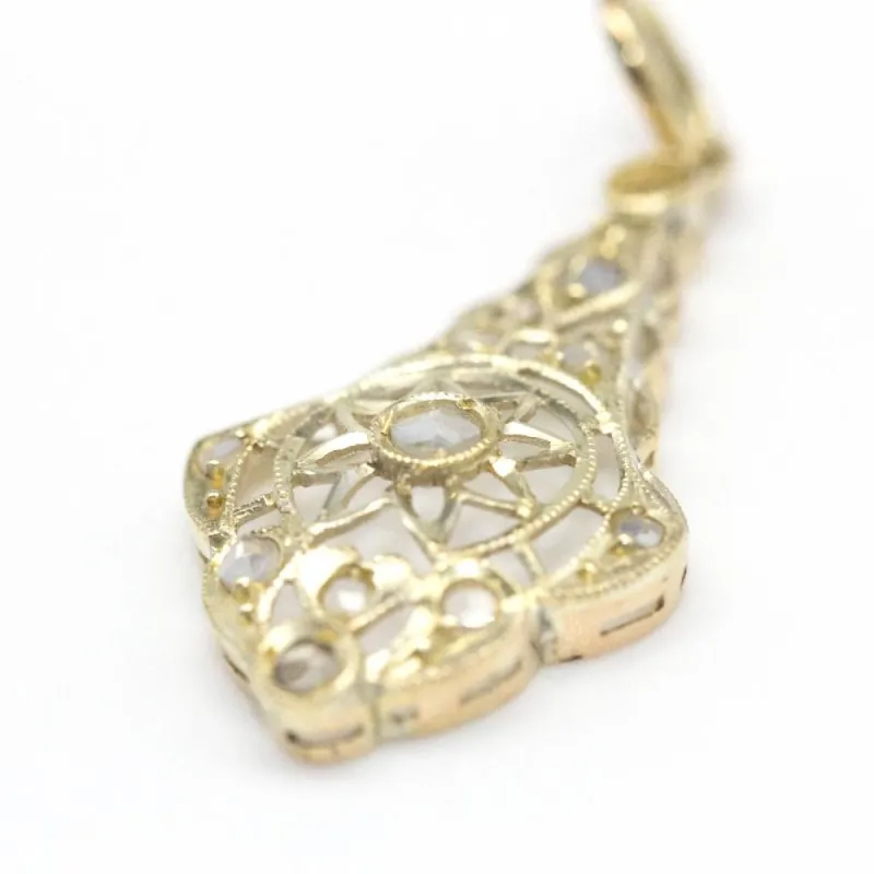 Pendentif 1900 en or jaune et diamants sold by 58 Facettes