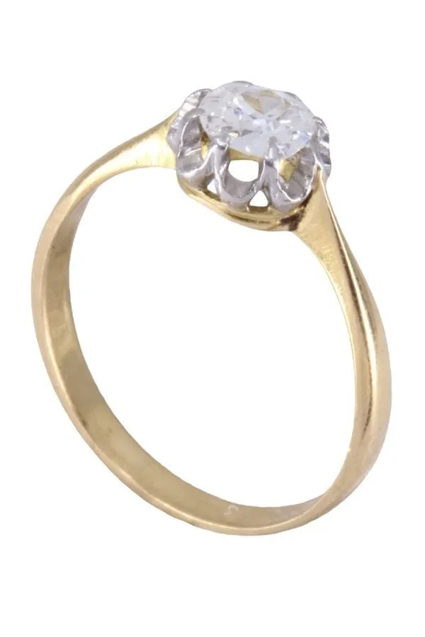 SOLITAIRE ANCIEN DIAMANT 0.40 CARAT sold by 58 Facettes product image thumbnail 5