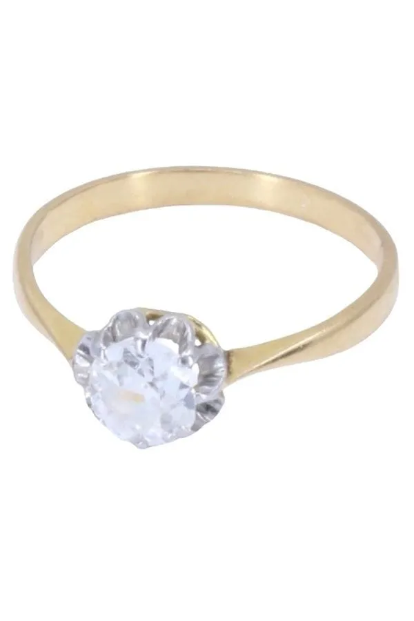 SOLITAIRE ANCIEN DIAMANT 0.40 CARAT sold by 58 Facettes product image thumbnail 3